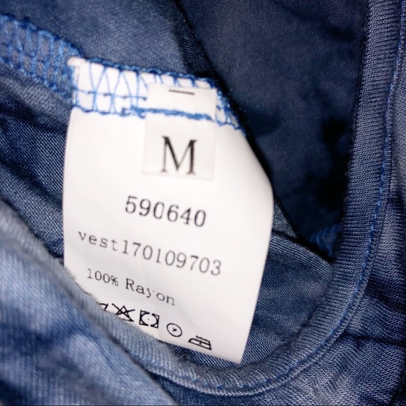 Tie Dye Sun and Moon Halter Crop Top - Picture 5 of 5